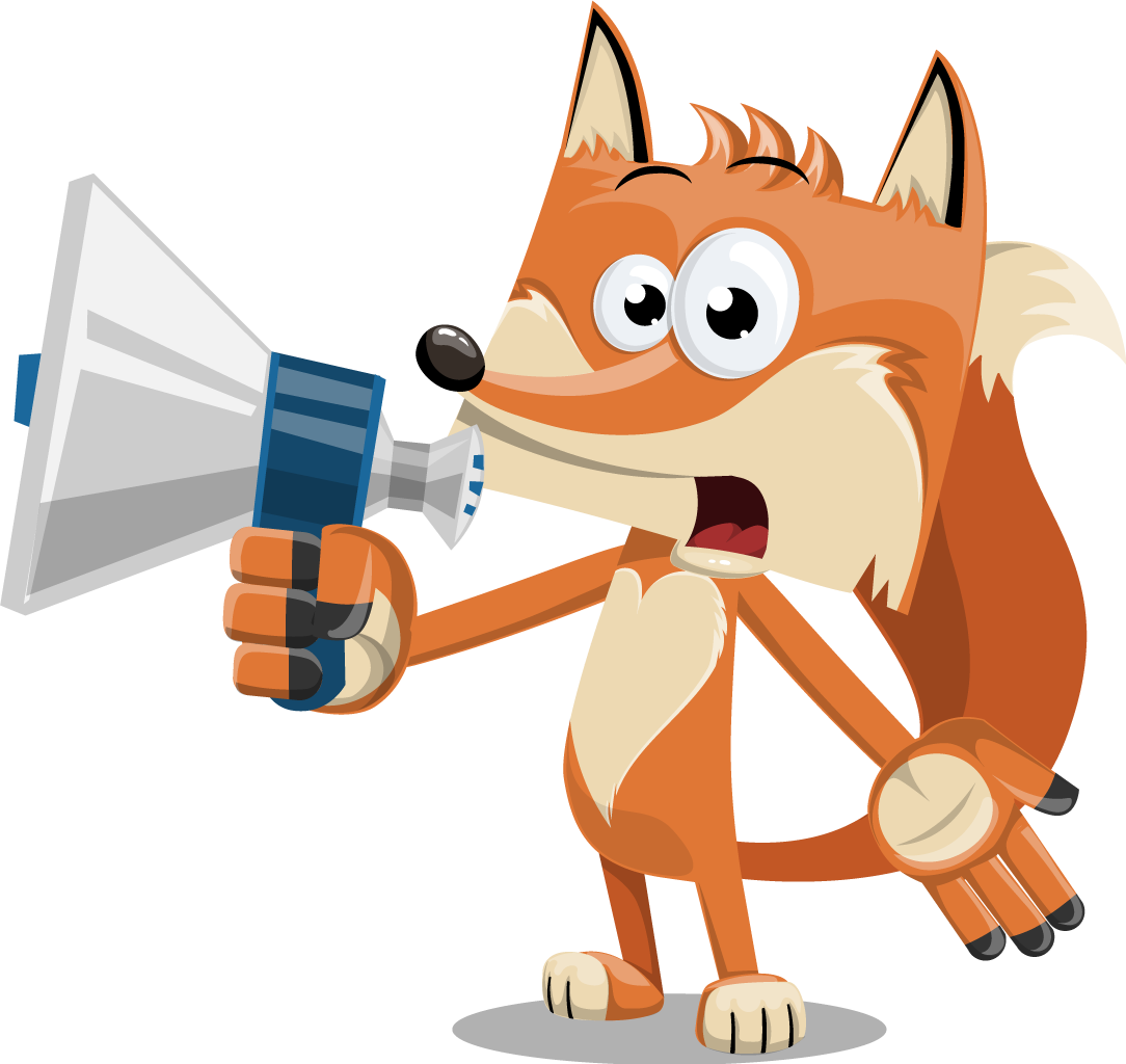 Megaphone Fox